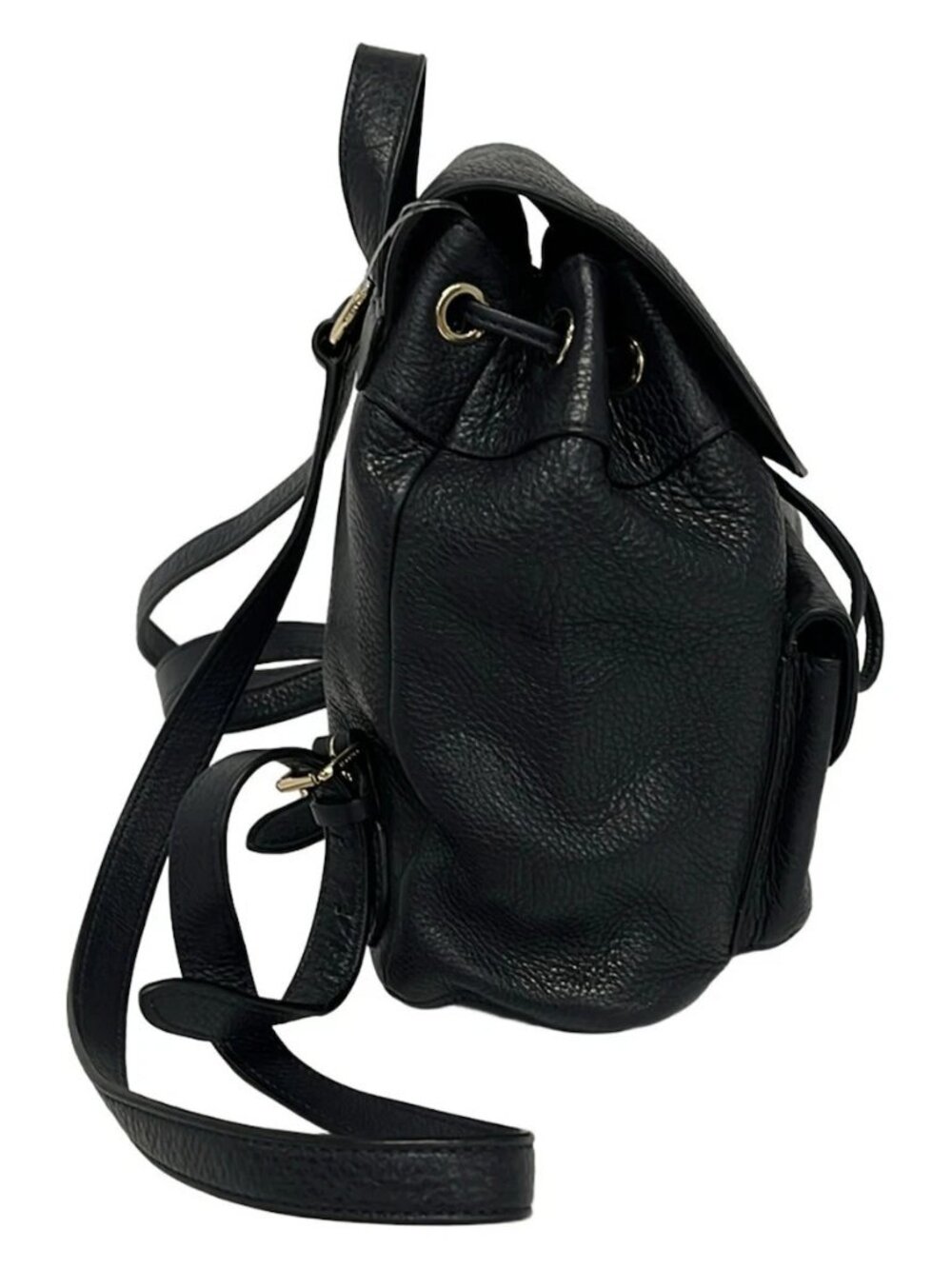 COACH F37621 Dark Navy Leather Backpack - Picture 4 of 15